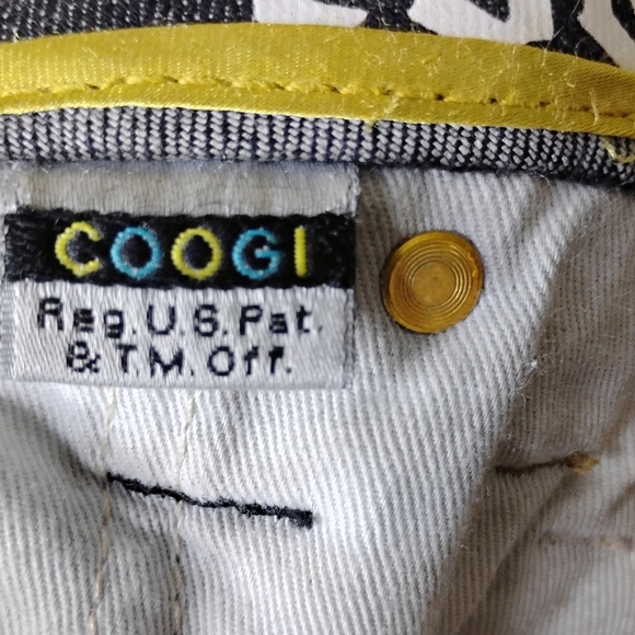 Vintage Coogi Jeans Women’s 11/12 (33) Dark Wash Animal Print Pocket Y2K 90s - Picture 14 of 16